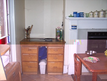 Who's got a clever hubby? look at this hob! (also pictured, kitchen compost bin, grubby)